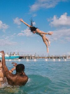 Charli Damelio Sexy Pool Beach Bikini Set Leaked