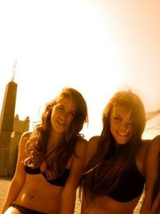 Actress Chloe Bennett Bikini Outting Pics