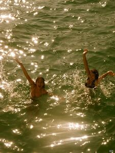 Actress Chloe Bennett Bikini Outting Pics