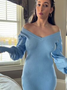 Christina Khalil Nipple Pokies Dress Onlyfans album