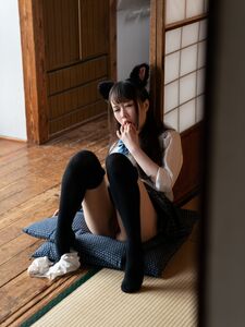 Ria Kurumi - Cat ear schoolgirl masturbation - Cospuri 0301