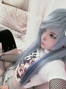 Belle Delphine Leaked Emo Raccoon Teasing Onlyfans Album