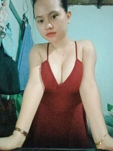 Busty student teases on her dress