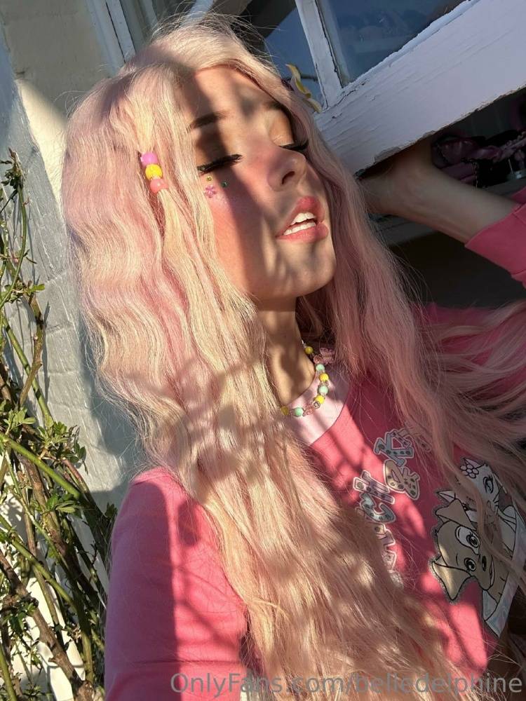 Belle Delphine Nude Cute In Pink Onlyfans Set Leaked